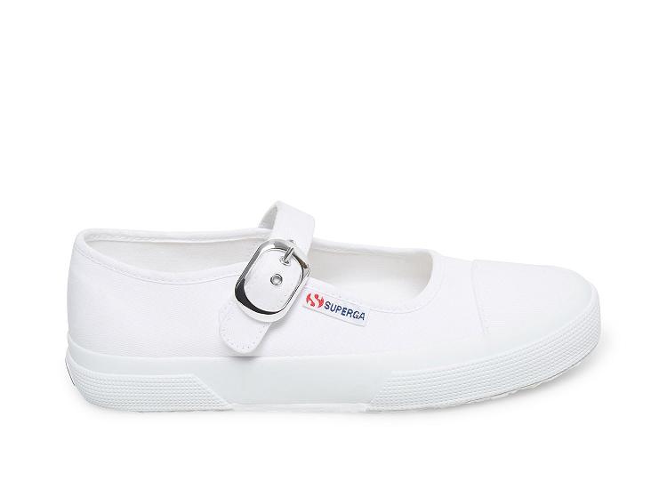 Superga 2452-Cotw White - Womens Superga Slip on Shoes